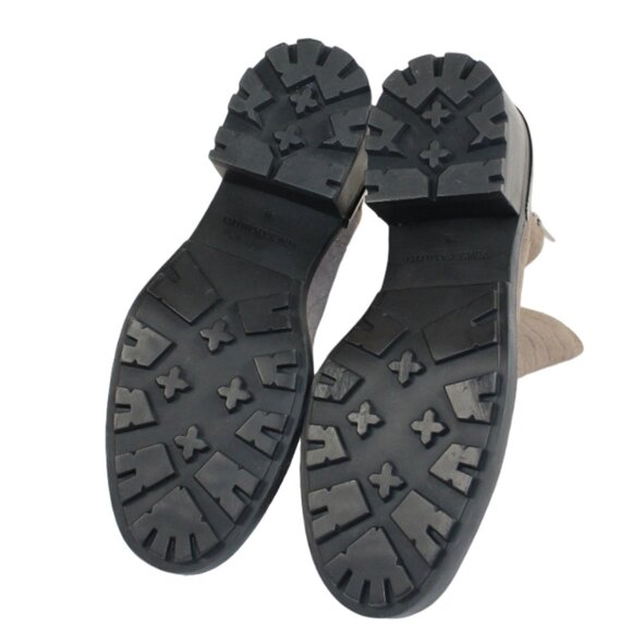 Vince Camuto Chelsea Kelivena Sable Croc Embossed Suede Tall Ankle Size … - Picture 9 of 9